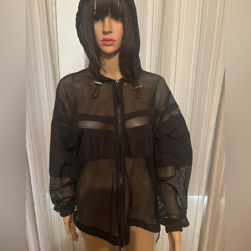 Angel Kiss | Black Mesh Women's Jacket